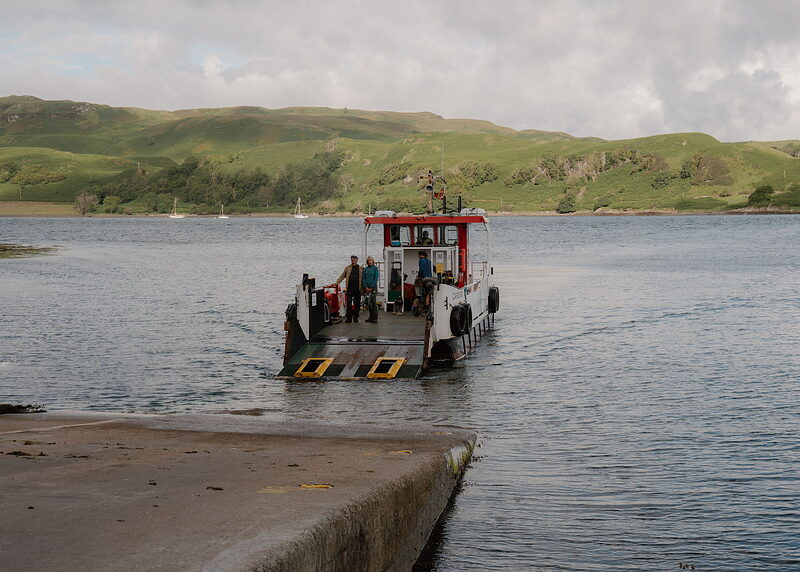 The ferry from Kerrera to Gallanach
