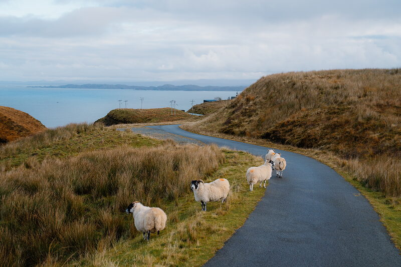 The Storr Lochs road