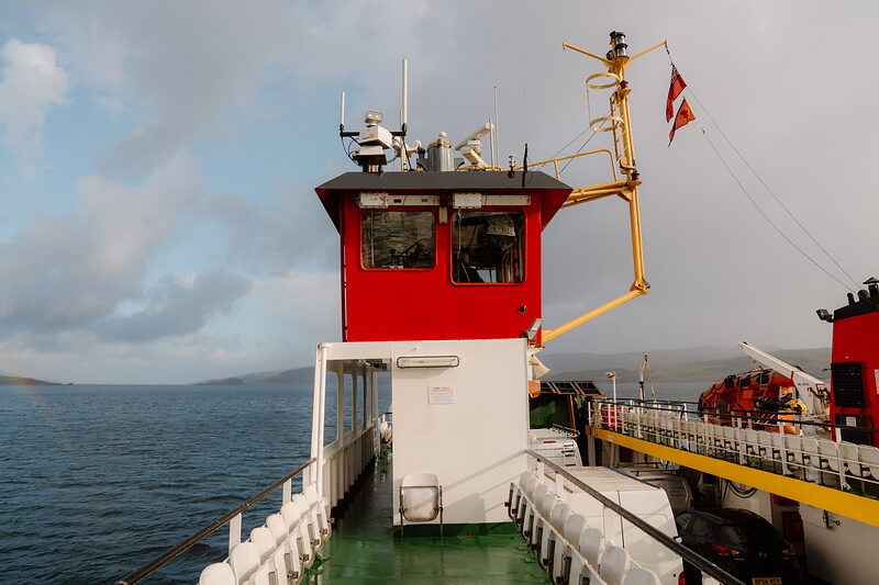 The ferry from Raasay to Sconser