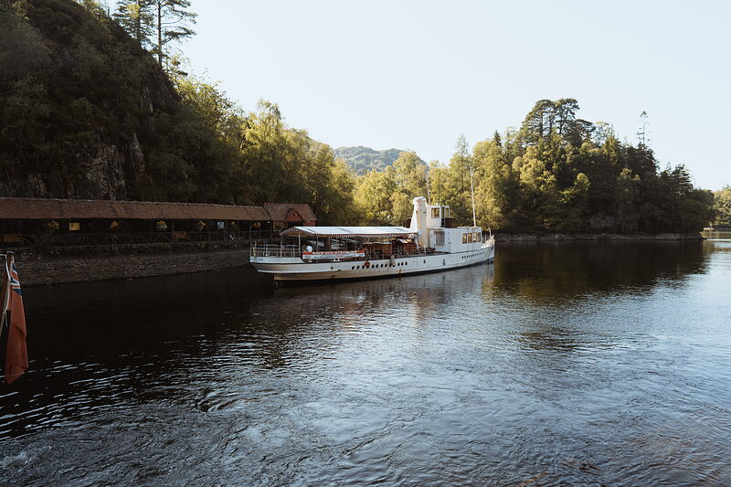 The boat back to Trossachs Pier