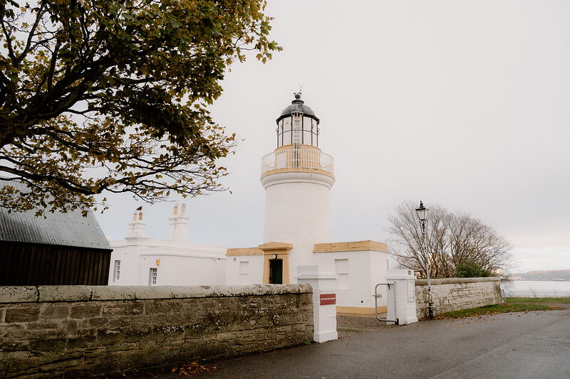The shore by Cromarty's lighthouse